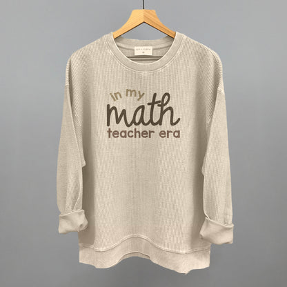 In My Math Teacher Era
