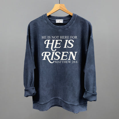 He Is Not Here For He Has Risen (Cream)