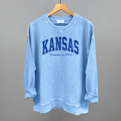 Kansas Varsity Arch (Blue)