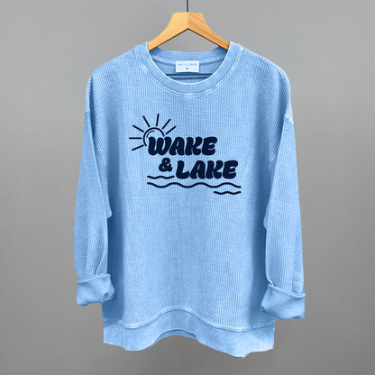 Wake And Lake (Navy Blue)