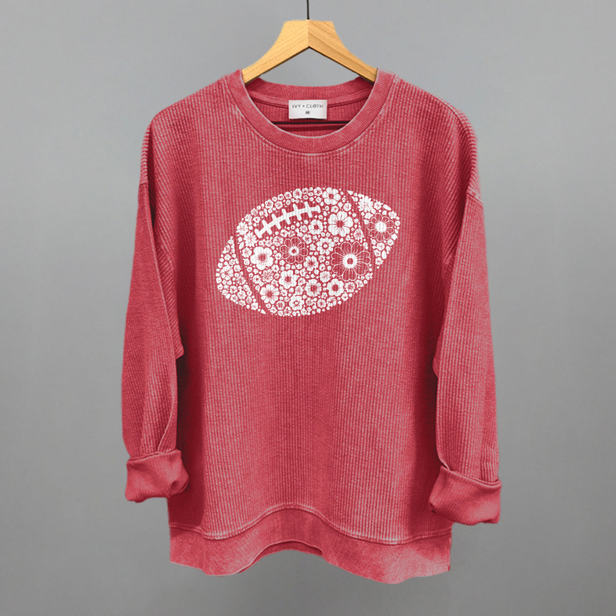 Floral Football White