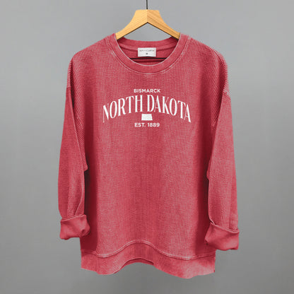 North Dakota Est. 1889 (White)