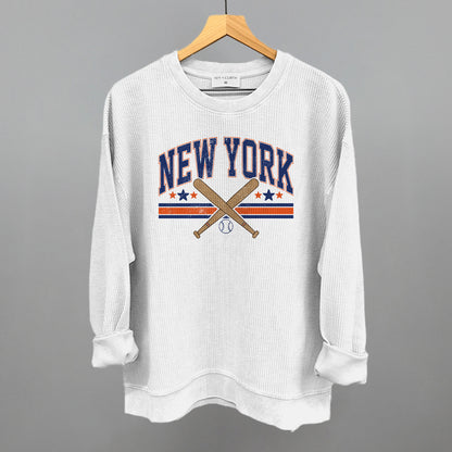 New York Baseball (Blue/Orange)
