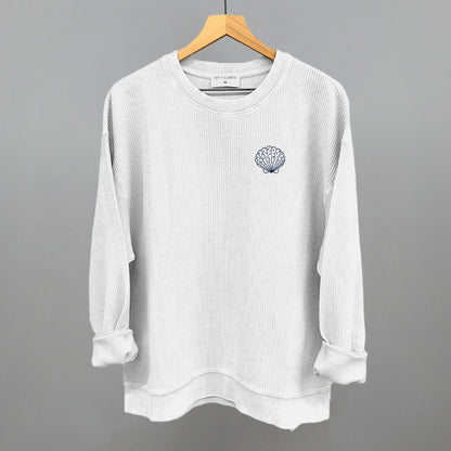 Speckled Seashell (Navy Blue) (Left Chest)
