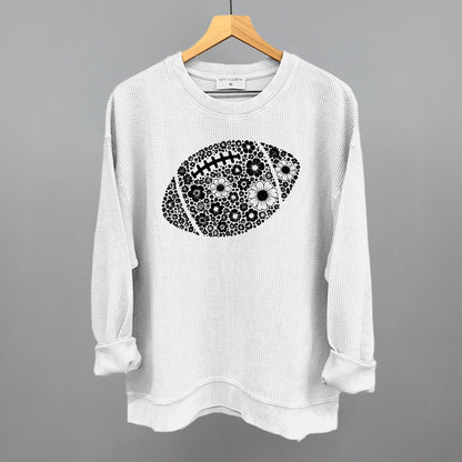 Floral Football Black