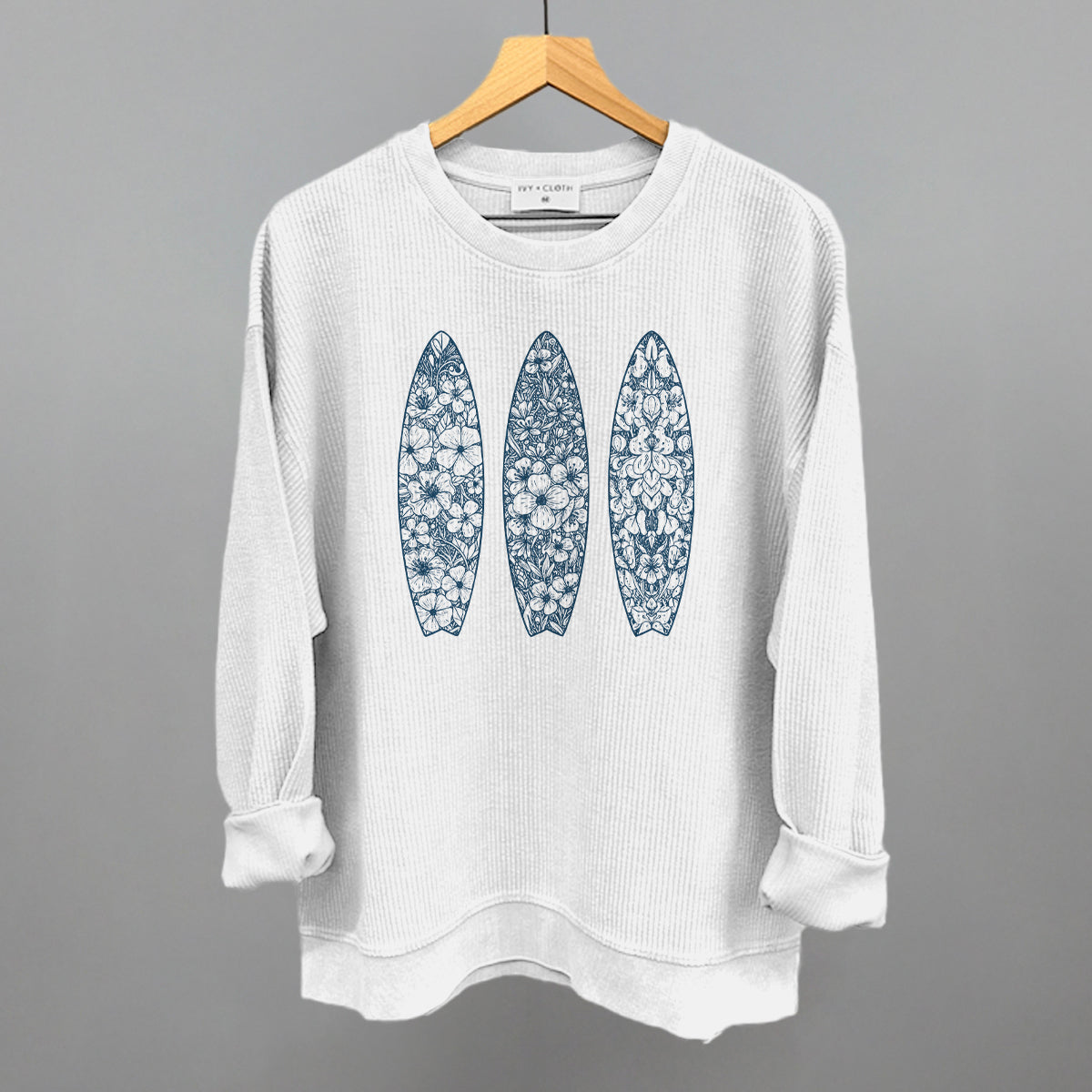 Blue Floral Surfboards