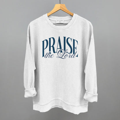 Praise The Lord Blue Script