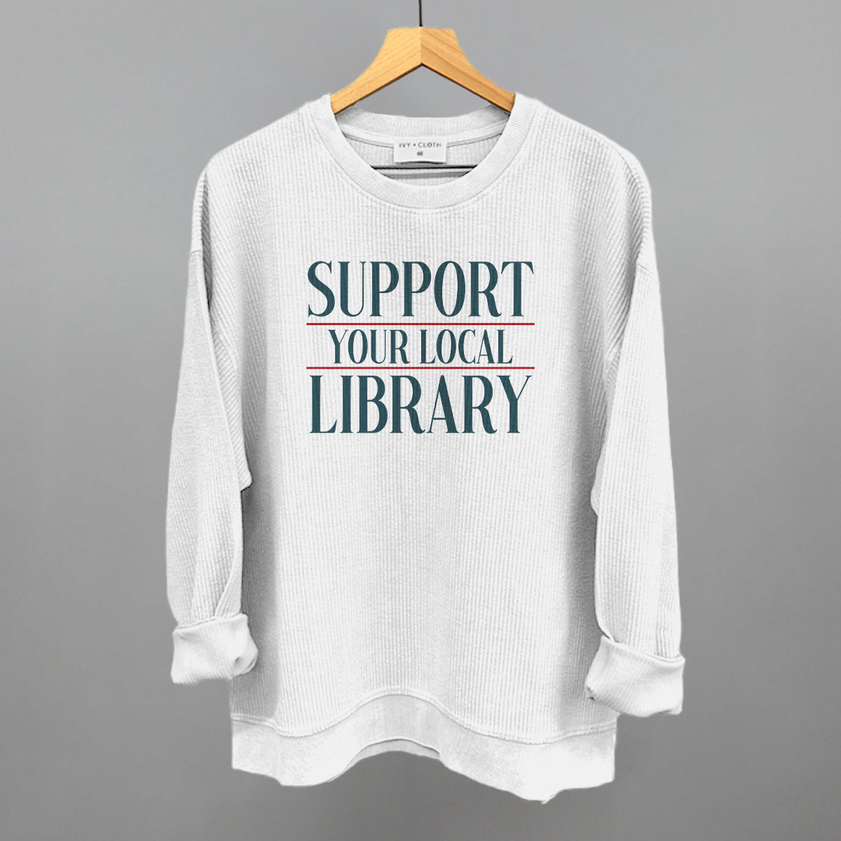 Support Your Local Library Serif