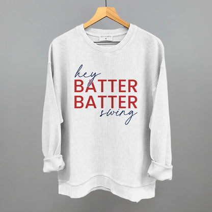 Hey Batter Batter Swing (Red + Navy)
