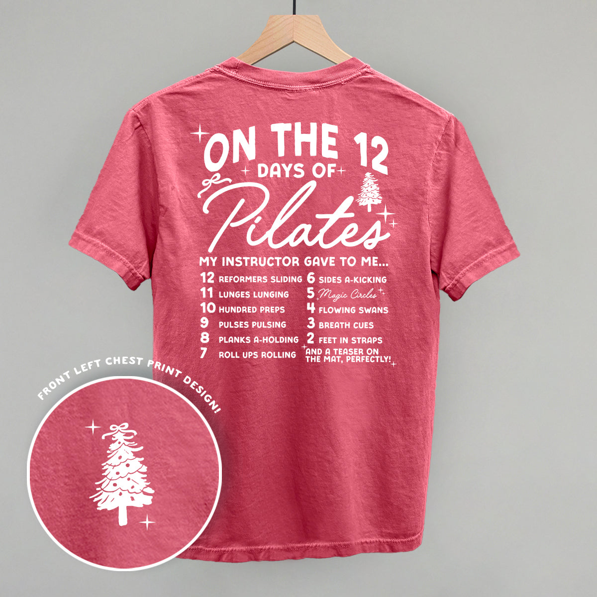 12 Days Of Pilates (Back Print)