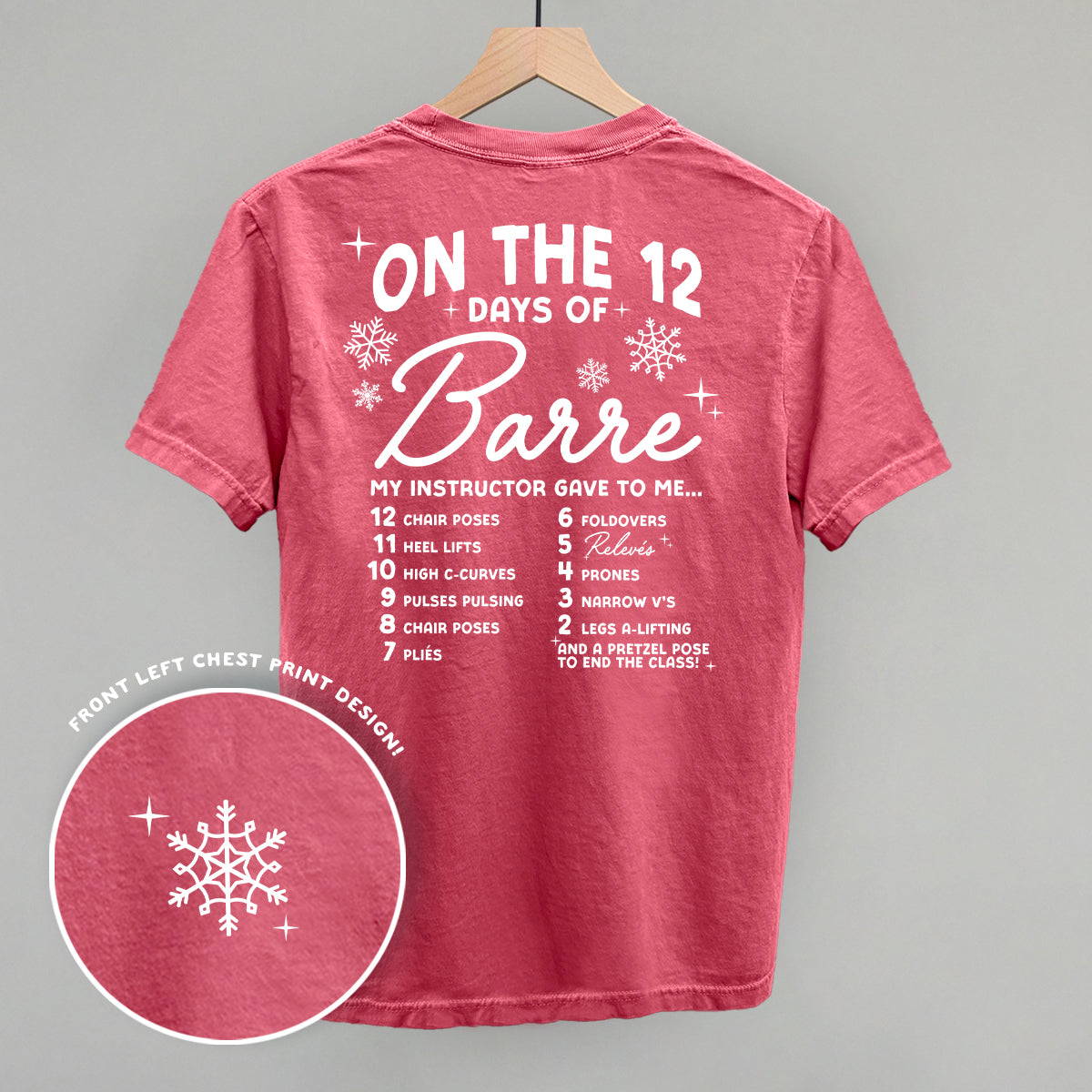 12 Days Of Barre (Back Print)
