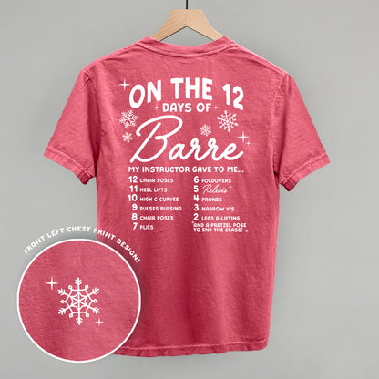 12 Days Of Barre (Back Print)
