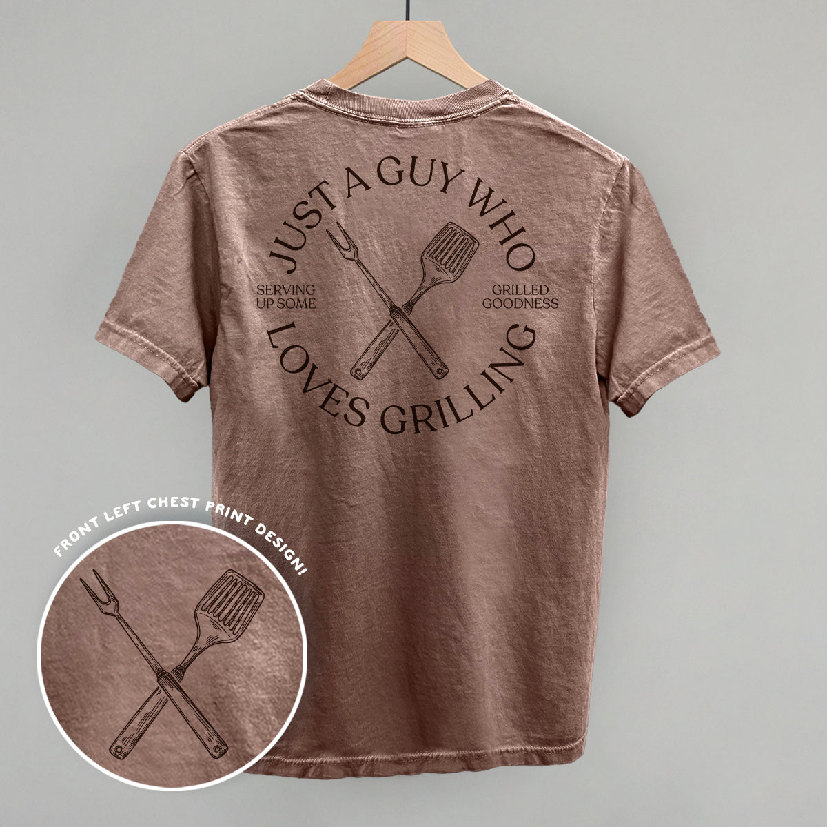 Just A Guy Who Loves Grilling (Back Print)
