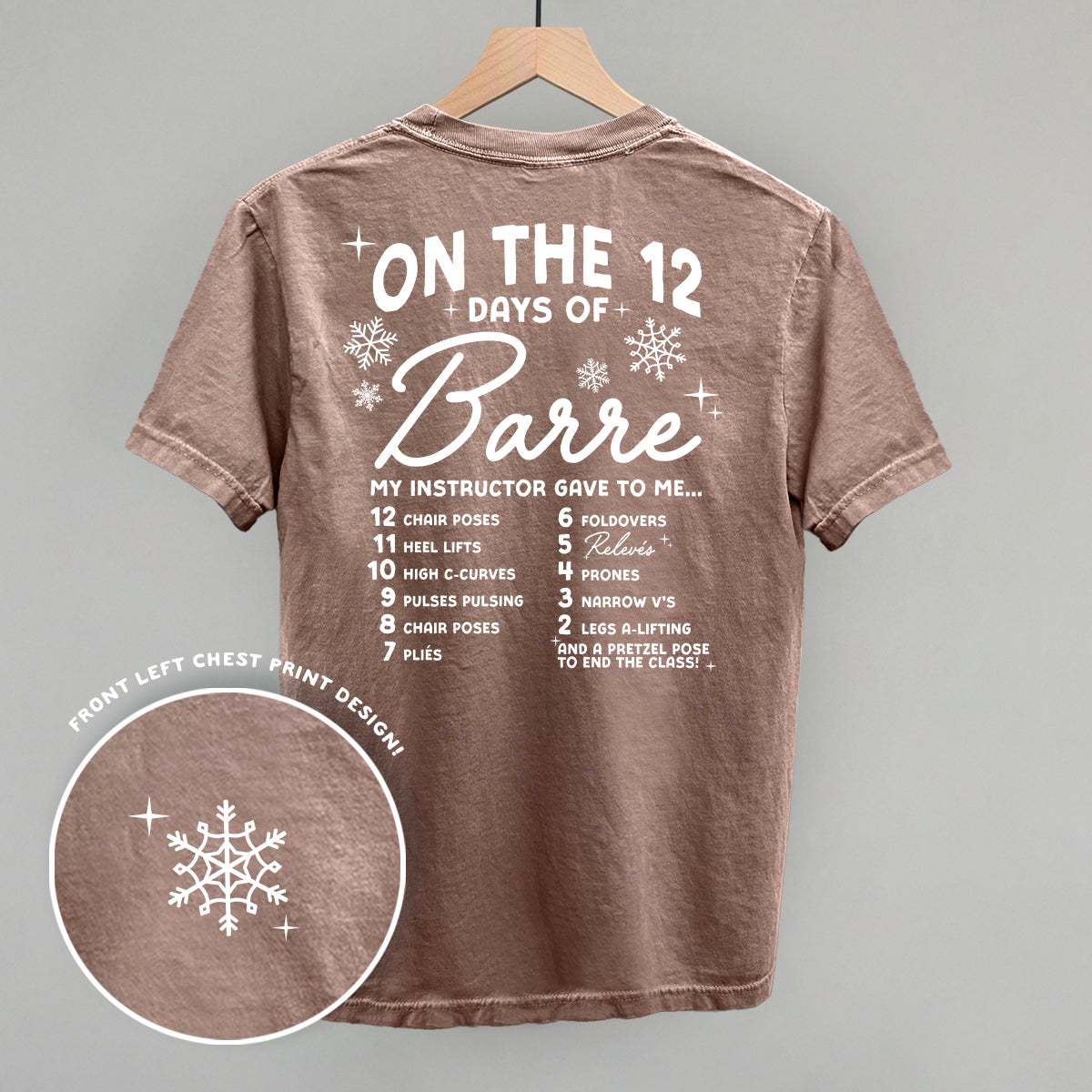 12 Days Of Barre (Back Print)