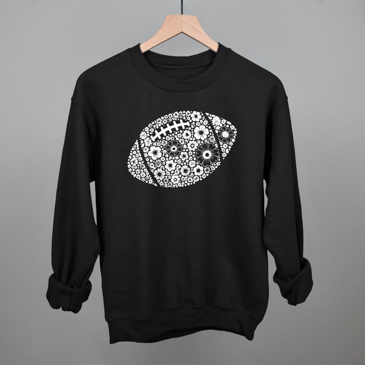 Floral Football White