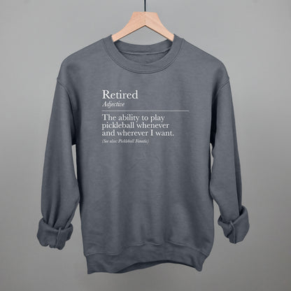 Retired Definition (Pickleball)