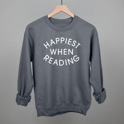Happiest When Reading (White)