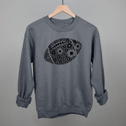 Floral Football Black
