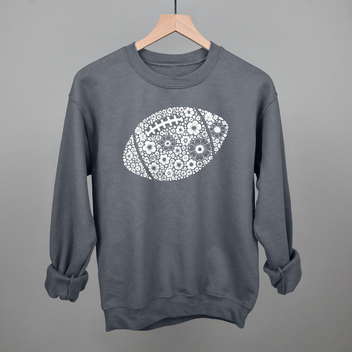 Floral Football White