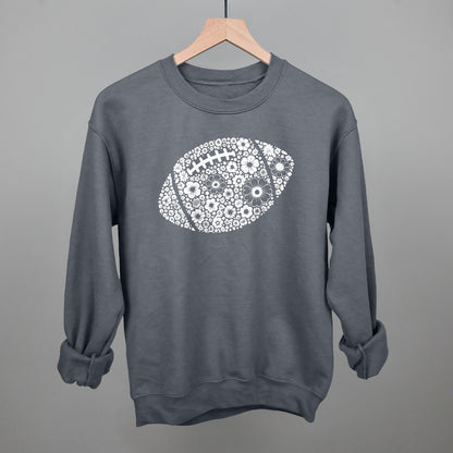 Floral Football White