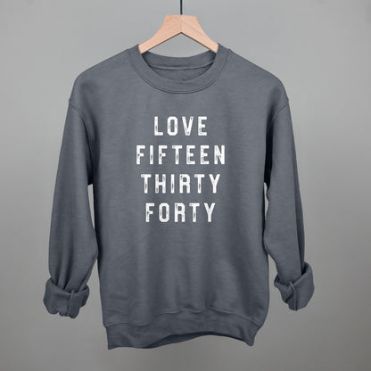 Love Fifteen Thirty Forty