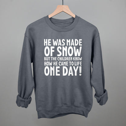 He Was Made Of Snow
