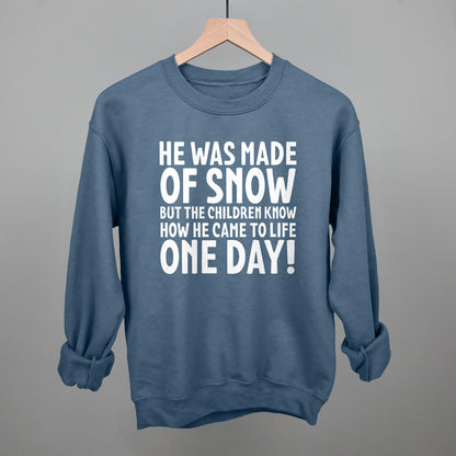 He Was Made Of Snow