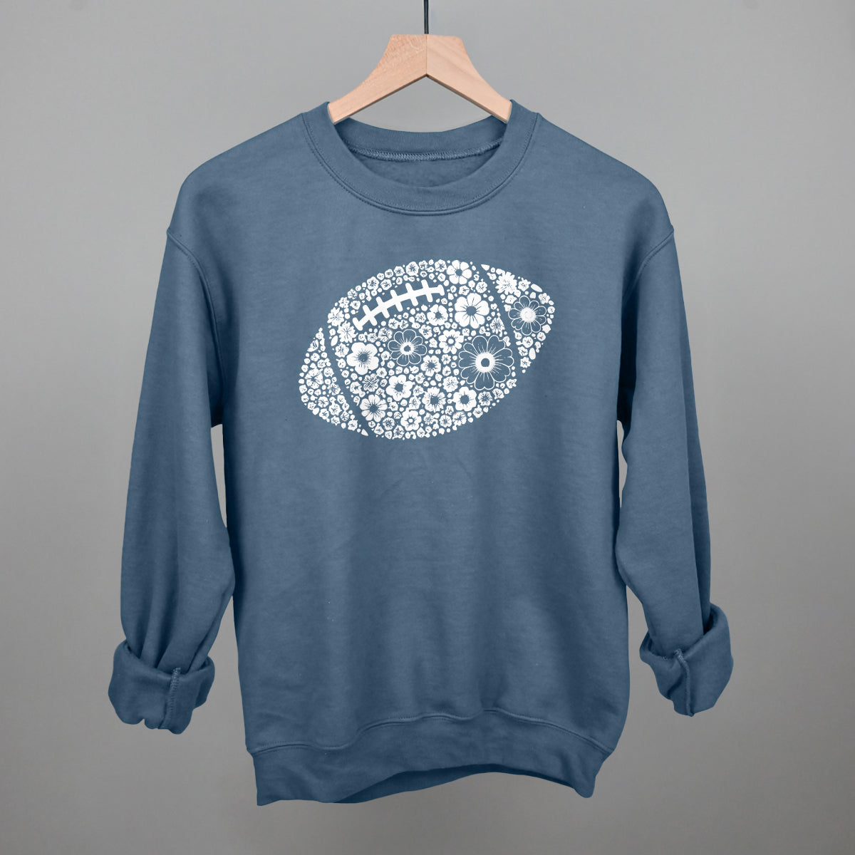 Floral Football White