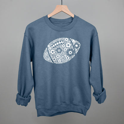 Floral Football White