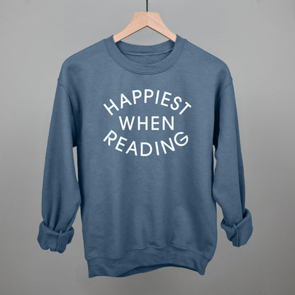 Happiest When Reading (White)