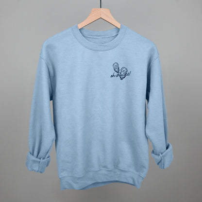 Oh Shucks Oysters (Navy Blue) (Left Chest)