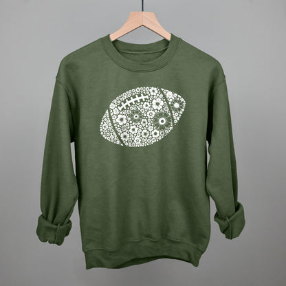 Floral Football White