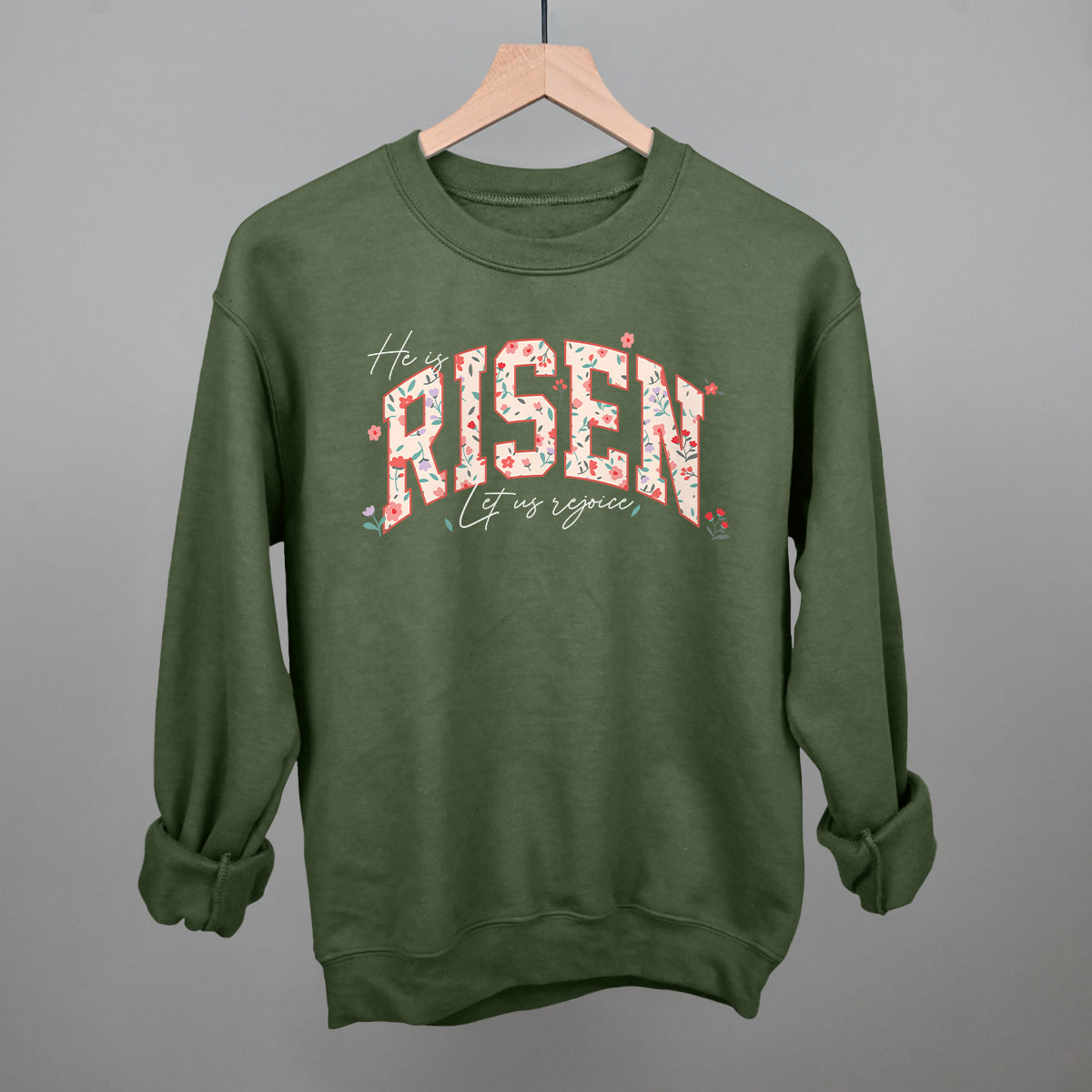 He Is Risen Arch + Script