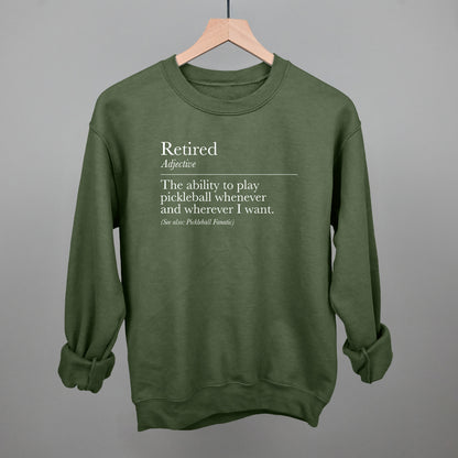 Retired Definition (Pickleball)