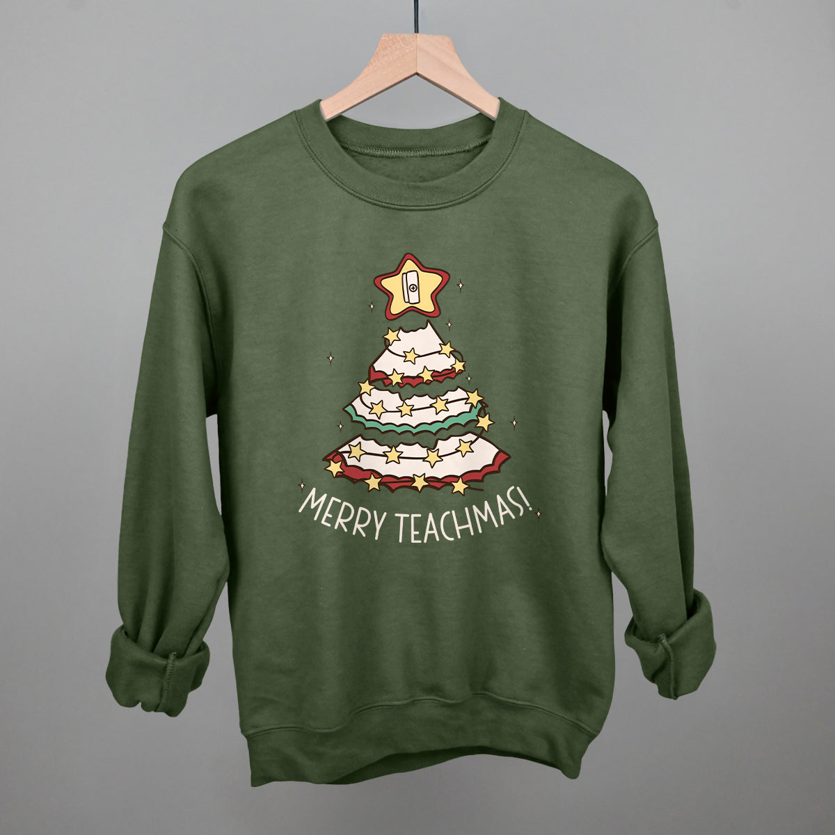 Merry Teachmas Tree Doodle