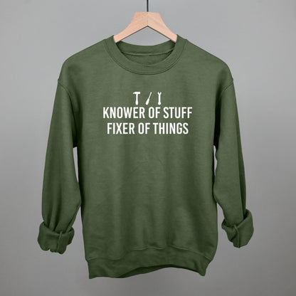 Knower Of Stuff, Fixer Of Things