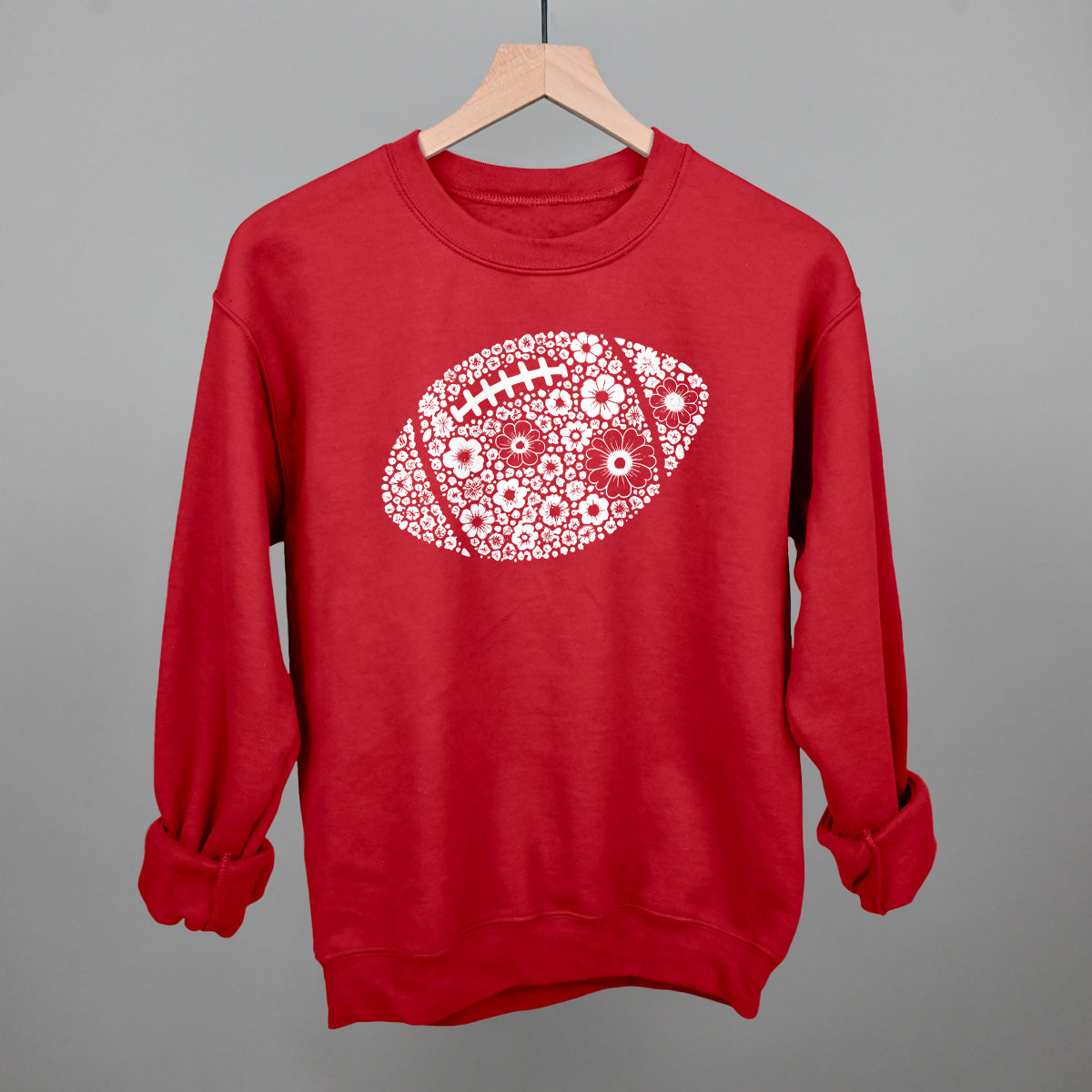 Floral Football White
