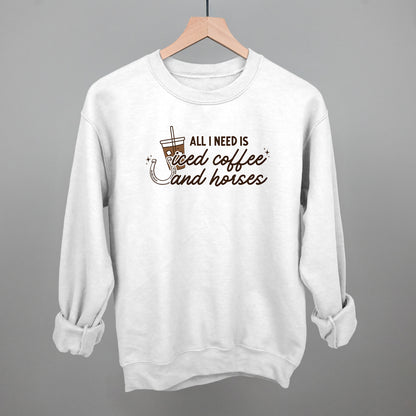 All I Need Is Iced Coffee And Horses