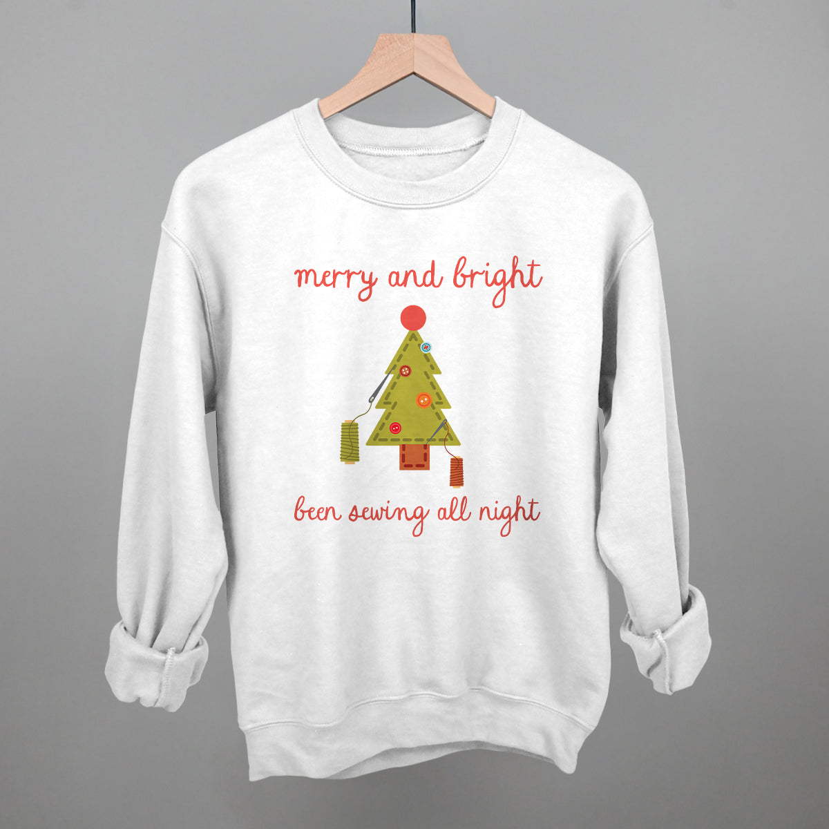 Merry and Bright Been Sewing All Night