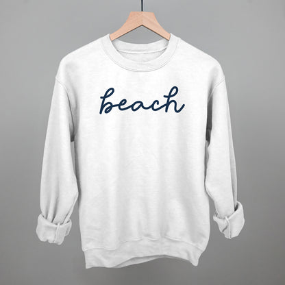 Beach (Blue Script)