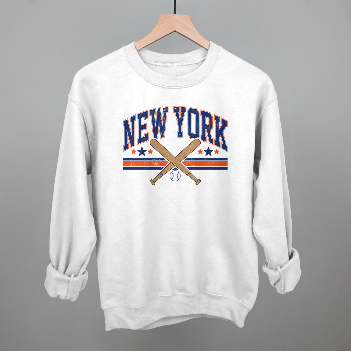 New York Baseball (Blue/Orange)