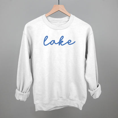 Lake Blue Script