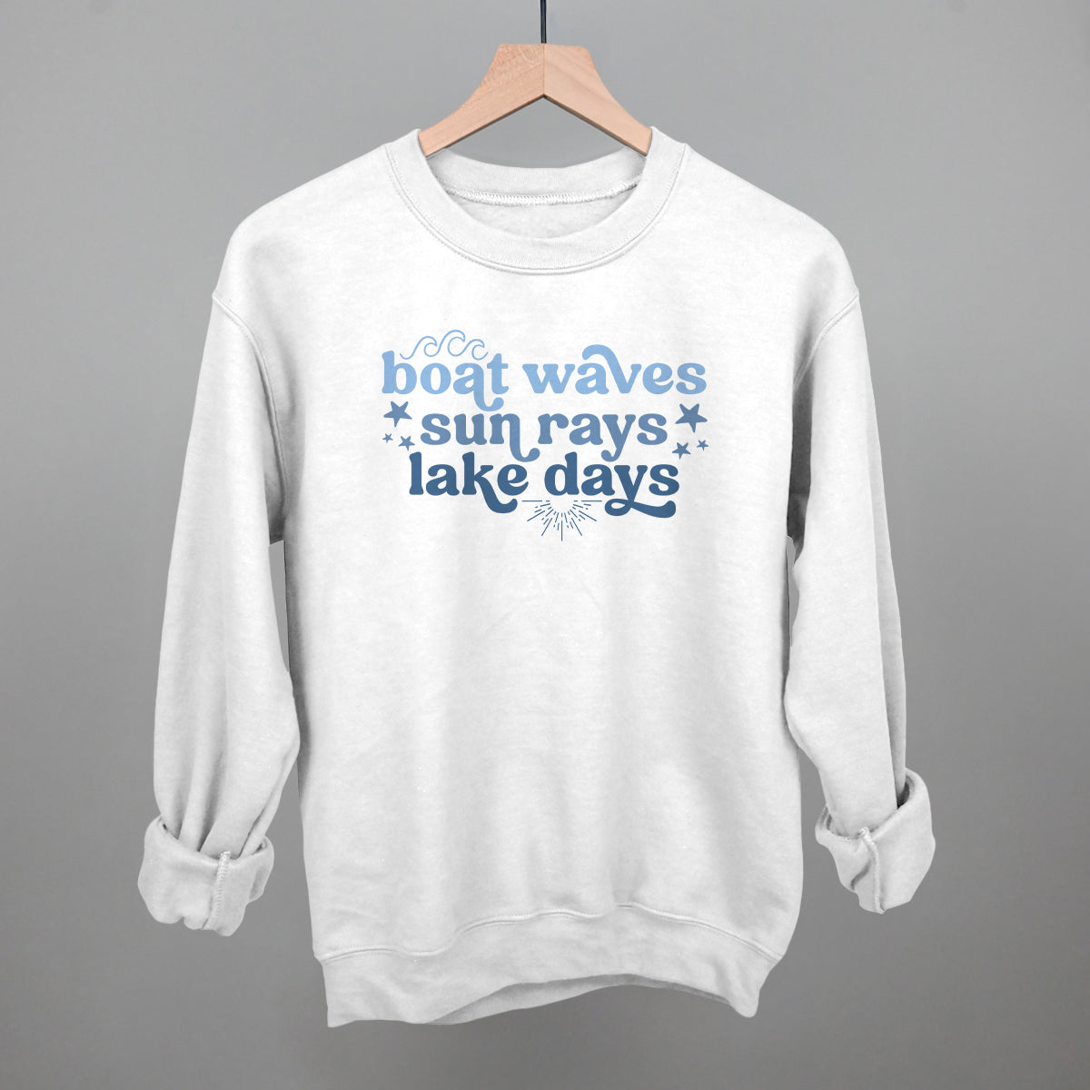 Boat Waves, Sun Rays, Lake Days