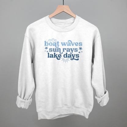 Boat Waves, Sun Rays, Lake Days