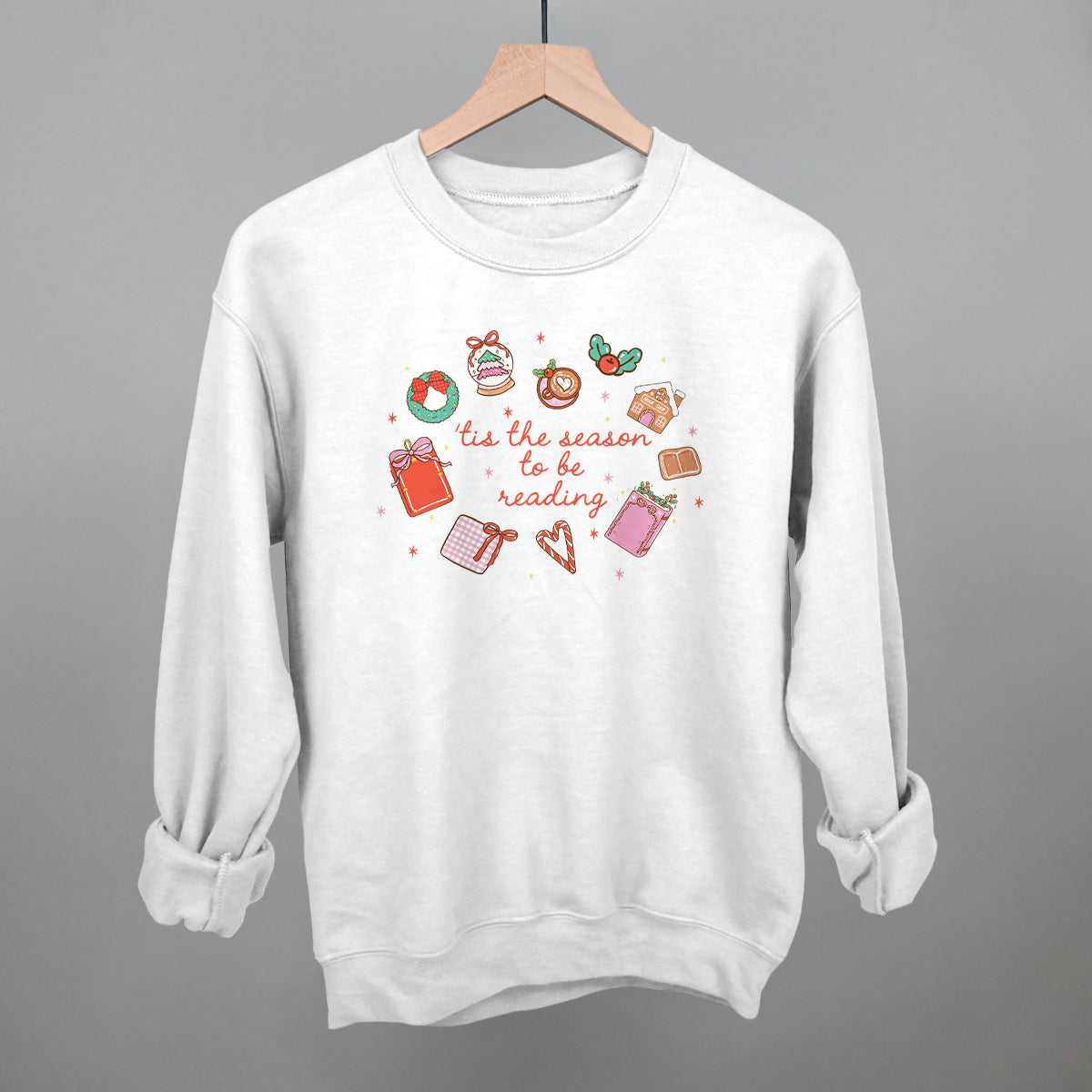 Tis The Season To Be Reading Wreath