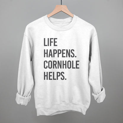 Life Happens Cornhole Helps