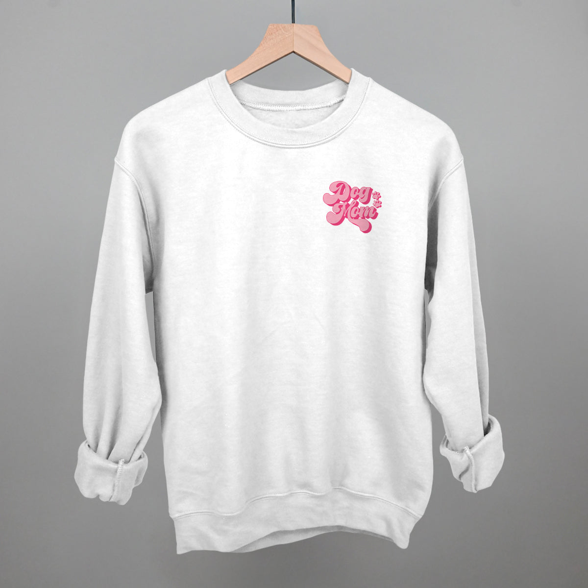 Dog Mom Retro (Left Chest)