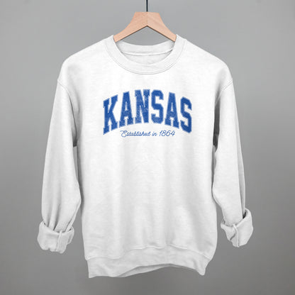 Kansas Varsity Arch (Blue)