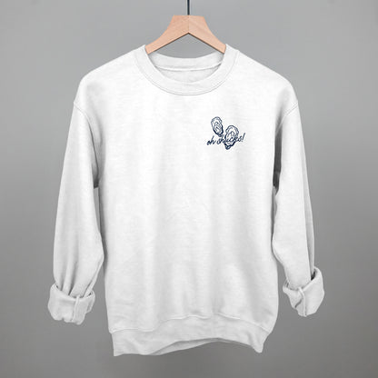 Oh Shucks Oysters (Navy Blue) (Left Chest)