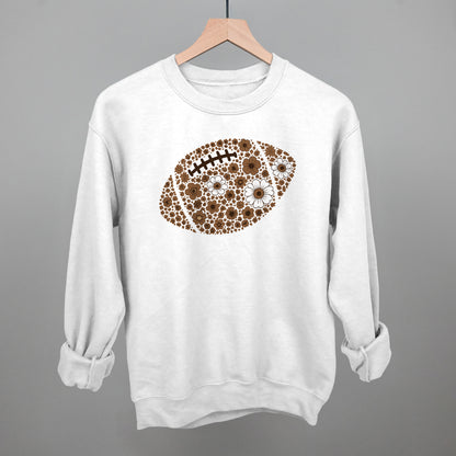 Floral Football Brown